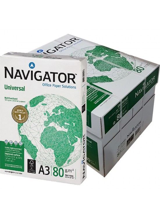 Navigator Fotokopi Kağıdı 500 LÜ A3 80 GR (1 Adet) Navigator Fotokopi Kağıdı 500 LÜ A3 80 GR (1 Adet)