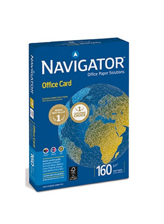 Navigator Gramajlı Fotokopi Kağıdı Office Card 250 Lİ A4 160 GR Beyaz