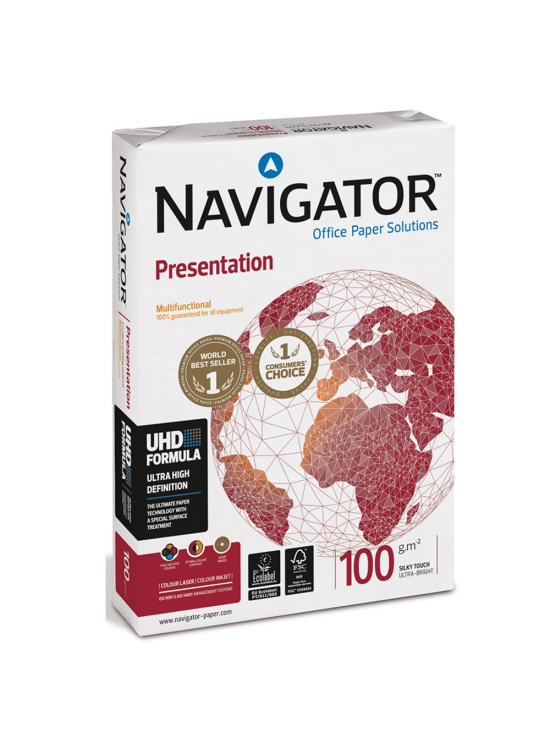 Navigator Gramajlı Fotokopi Kağıdı Presentation 500 LÜ A3 100 GR Beyaz