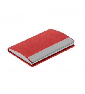 NAZENDE KIRMIZI DERİ KARTVİZİTLİK