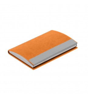 NAZENDE TURUNCU DERİ KARTVİZİTLİK