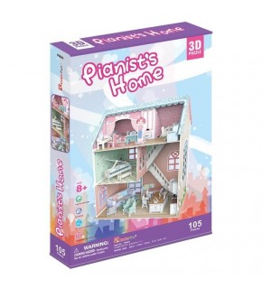 Nc 3D Karton Puzzle Pianist Home