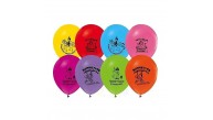 Nedi Balon Baskılı Sünnetime Hoşgeldiniz Karışık 100 LÜ NPM-72112