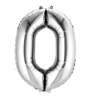 Nedi Balon Folyo 40 Rakam Gümüş 0