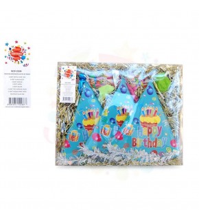Nedi Paket Süs Takım Doğum Günü Şeffaf Kutulu Küçük Set 10286