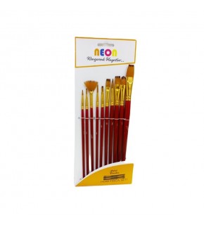 Neon HKD-75 Fırça Seti Mavi 10 lu