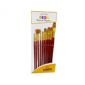 Neon HKD-75 Fırça Seti Mavi 10 lu