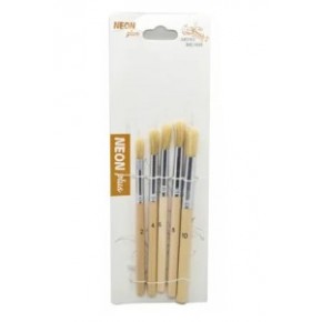 Neon Plus HKD-154 Anaokul Alıştırma Kıl Fırça 5 li
