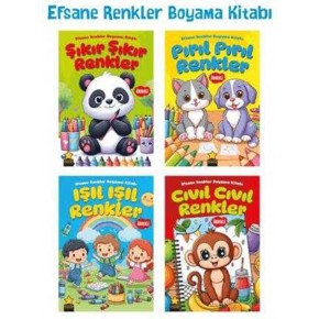 Nesil Efsane Renkler Boyama Kitabı (1 Adet)