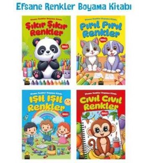 Nesil Efsane Renkler Boyama Kitabı (1 Adet)