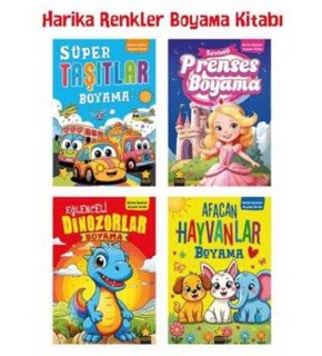 Nesil Harika Renkler Boyama Kitabı (1 Adet)