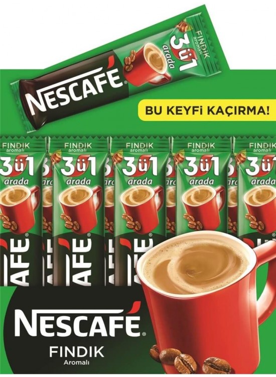 Nestle Nescafe 3ü1 Arada Fındıklı 48 Adet 17G Leia Hazelnut 12515292 Nestle Nescafe 3ü1 Arada Fındıklı 48 Adet 17G Leia Hazelnut 12515292
