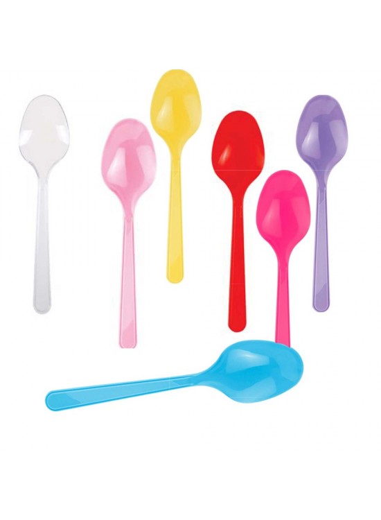 Nice Plast Renkli Kaşık 25 Adet