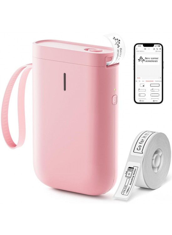 NIIMBOT D11 Pembe Termal Taşınabilir Bluetooth Etiket Yazıcısı