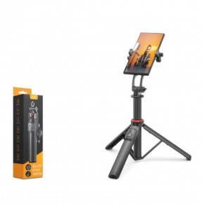 NODAR ND1047 Telefon Tripodu ve Selfie Çubuğu Seti Manyetik Bluetooth Kumandalı 130 cm - Siyah