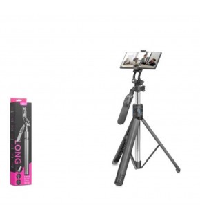 NODAR ND1050 Telefon Tripodu ve Selfie Çubuğu Seti Bluetooth Kumandalı 201 cm - Siyah