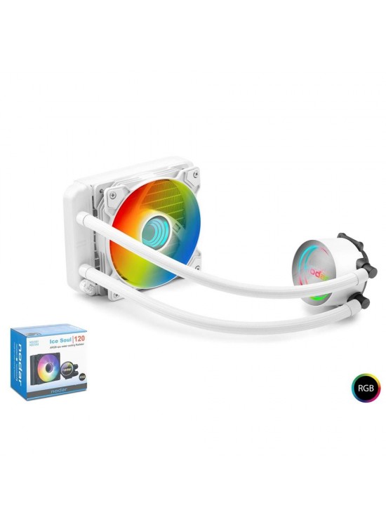 Nodar Nd2501 Sıvı Soğutma Fan 120 Argb 12Cm Beyaz