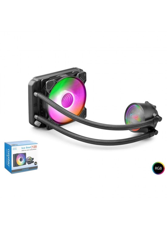 Nodar Nd2502 Sıvı Soğutma Fan 120 Argb 12Cm Siyah