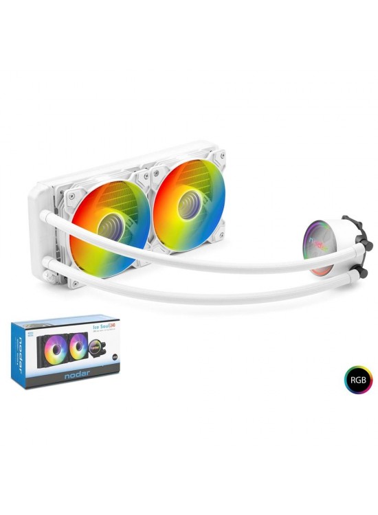 Nodar Nd2504 Sıvı Soğutma Fan 240 Argb 24Cm Beyaz