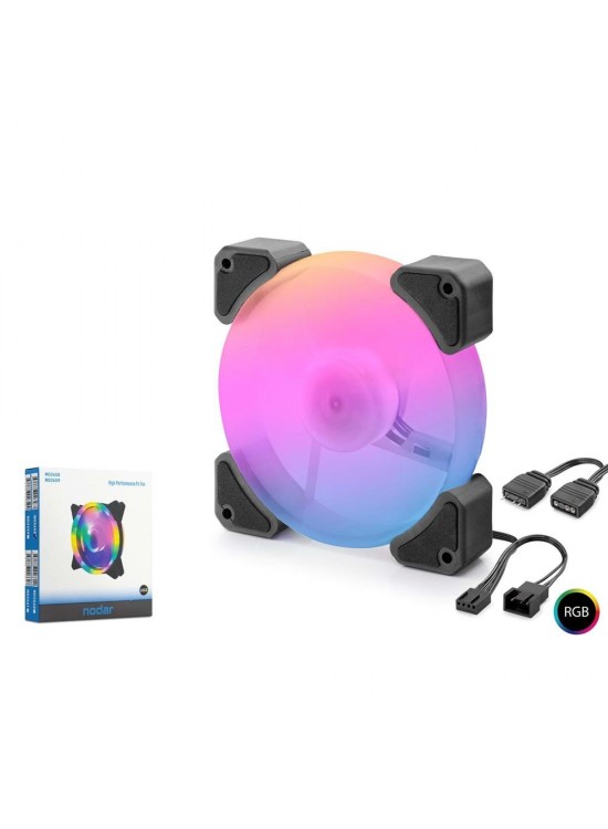 Nodar Nd2661 Kasa Fanı Argb 12Cm Siyah