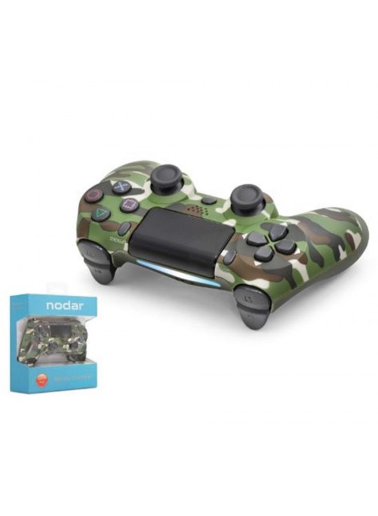 NODAR ND400L PS4 Uyumlu Kablosuz GamePad Oyun Kolu - Yeşil Kamuflaj