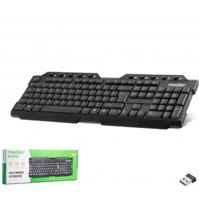NODAR ND864 Kablosuz Multimedya Klavye Smart TV Uyumlu - Siyah
