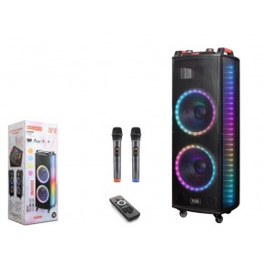 Nodar NDR1212S 12" Bluetooth Speaker Mikrofonlu Uzaktan Kumandalı 2x12" 400-330-1090MM