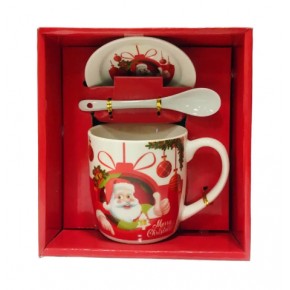 Noel Kupa Tabak Kaşık Kutulu - Biblo