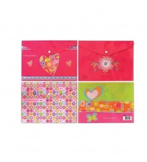 Noki Baskılı Çıtçıtlı Evrak Zarfı Kız 3105 (1 Adet)