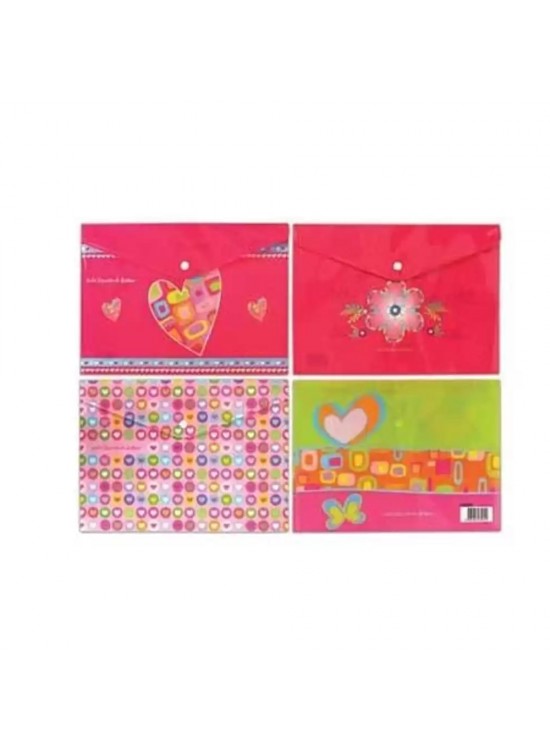 Noki Baskılı Çıtçıtlı Evrak Zarfı Kız 3105 (1 Adet)