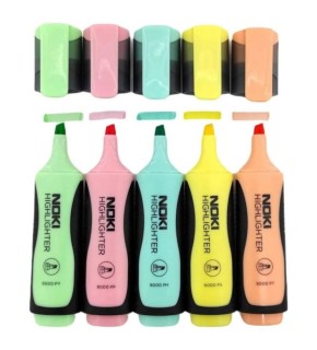 Noki Fosforlu Kalem Pastel 5 Li Pvc 9000P