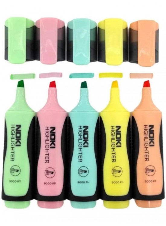 Noki Fosforlu Kalem Pastel 5 Li Pvc 9000P