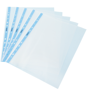 Noki Poşet Dosya Kristal Mavi Kenarlı 100 LÜ A4 4830CR