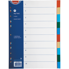 Noki Seperatör 10 Renkli Plastik 59125