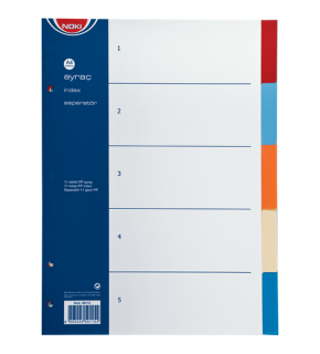 Noki Seperatör 5 Renkli Plastik A4 59115