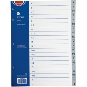 Noki Seperatör A-Z Plastik A4 59229