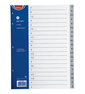 Noki Seperatör A-Z Plastik A4 59229