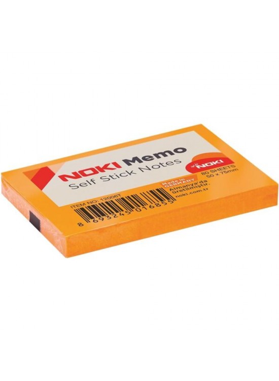 Noki Yapışkanlı Not Kağıdı 51x75 Turuncu 12006T (1 Adet) Noki Yapışkanlı Not Kağıdı 51x75 Turuncu 12006T (1 Adet)