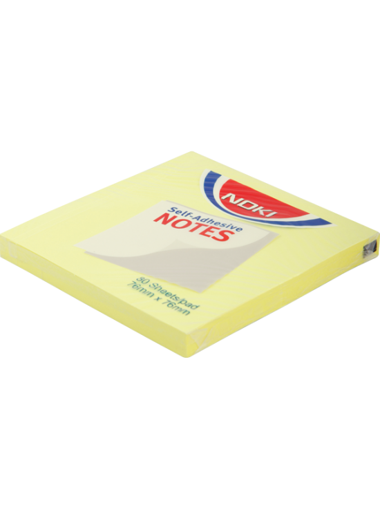Noki Yapışkanlı Not Kağıdı 76x76 Limon Sarı 12133 (1 Adet) Noki Yapışkanlı Not Kağıdı 76x76 Limon Sarı 12133 (1 Adet)