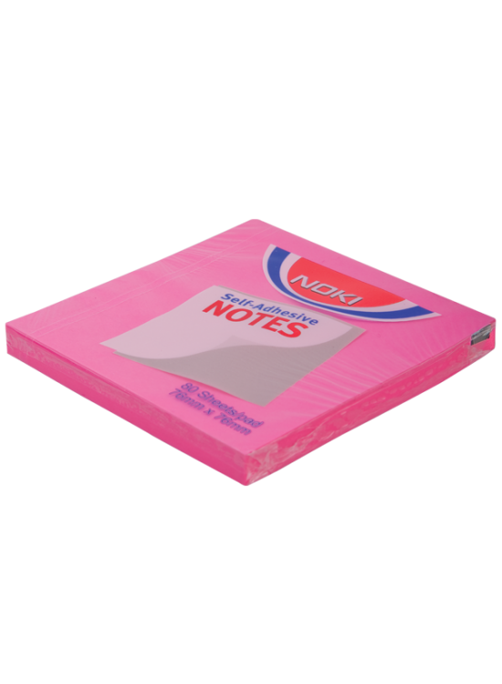 Noki Yapışkanlı Not Kağıdı 80 YP 76x76 Pembe 12165 (1 Adet)