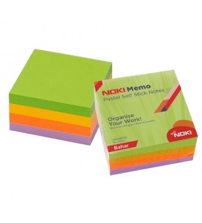 Noki Yapışkanlı Not Kağıdı Küp 400 Syf 75x75 Pastel Bahar 12013-11