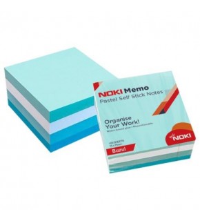 Noki Yapışkanlı Not Kağıdı Küp 400 Syf 75x75 Pastel Buz 12013-33