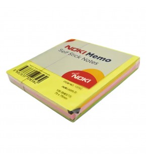 Noki Yapışkanlı Not Kağıdı Memo 75x75 Küp Neon 100 YP No:12042 (1 Adet)