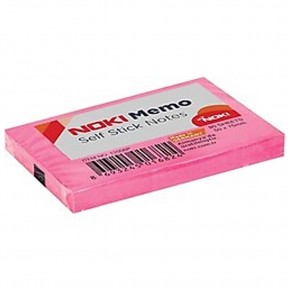 Noki Yapışkanlı Not Kağıt 51x75 Pembe No:12006P (1 Adet)