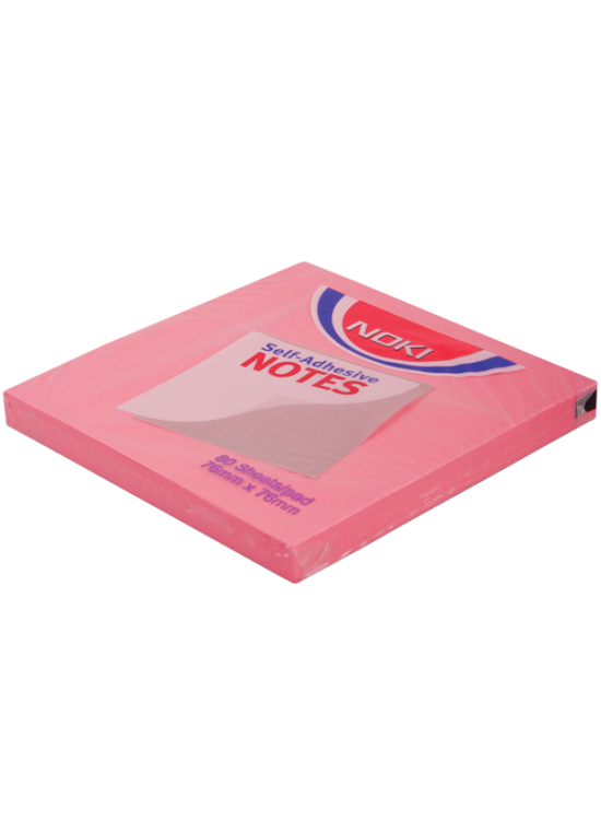 Noki Yapışkanlı Not kağıt 76x76 A.Pembe 12166 (1 Adet)