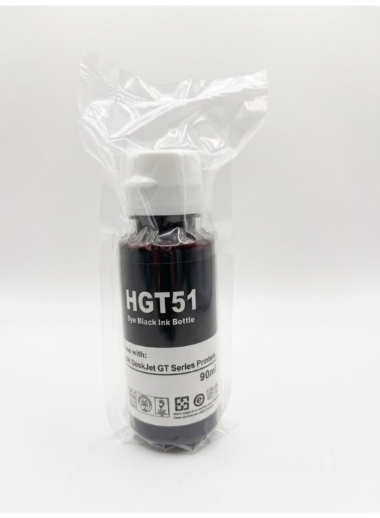 Hp Gt51Bk Siyah Muadil Mürekkep 90 ml