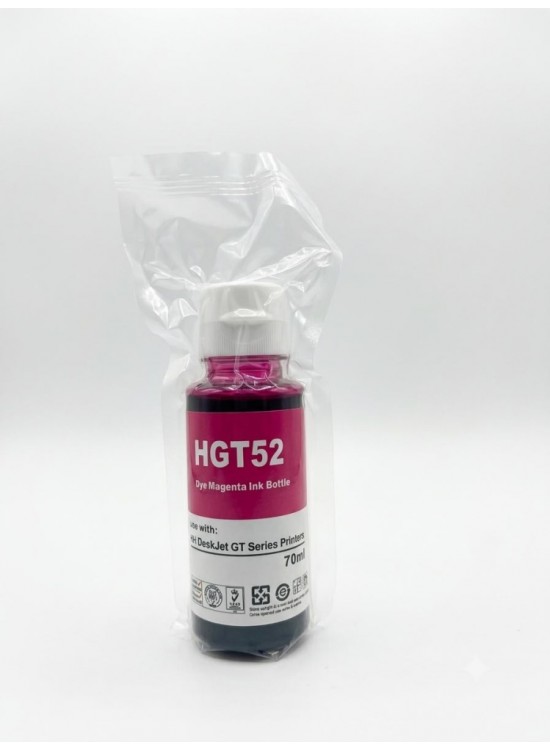 Hp Gt52M Kırmızı Muadil Mürekkep 70 ml