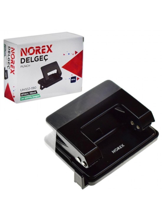 Norex Perfaratör ( Delgeç ) Metal 20 Syf Siyah UH102-190 Norex Perfaratör ( Delgeç ) Metal 20 Syf Siyah UH102-190