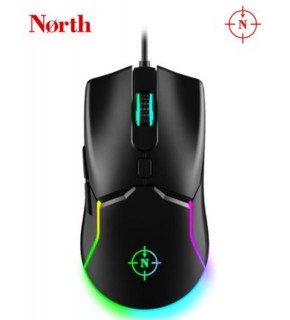 North Air Black RGB Kablolu Profesyonel Oyuncu Mouse