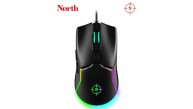 North Air Black RGB Kablolu Profesyonel Oyuncu Mouse